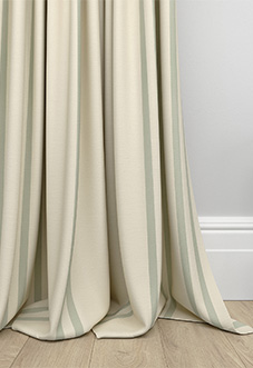 Adelaide, Winnies Stripe Bud Green - Made to Measure Curtains